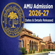 AMU Inviting UG/PG Admission 2026-27 Fom February 1; Check Complete Schedule Here